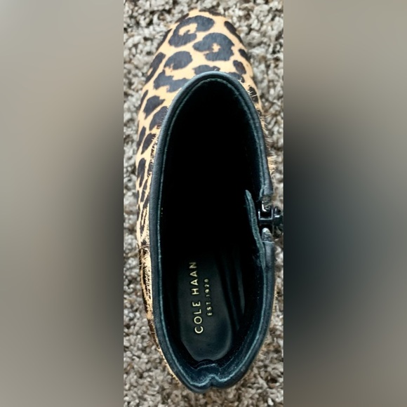 COLE HAAN Arden Grand Ankle Boots Ocelot Print - Picture 11 of 11